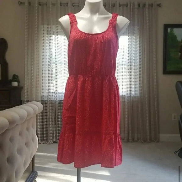 Banana Republic Ruffle Fit-and-Flare Dress - Picture 10 of 12